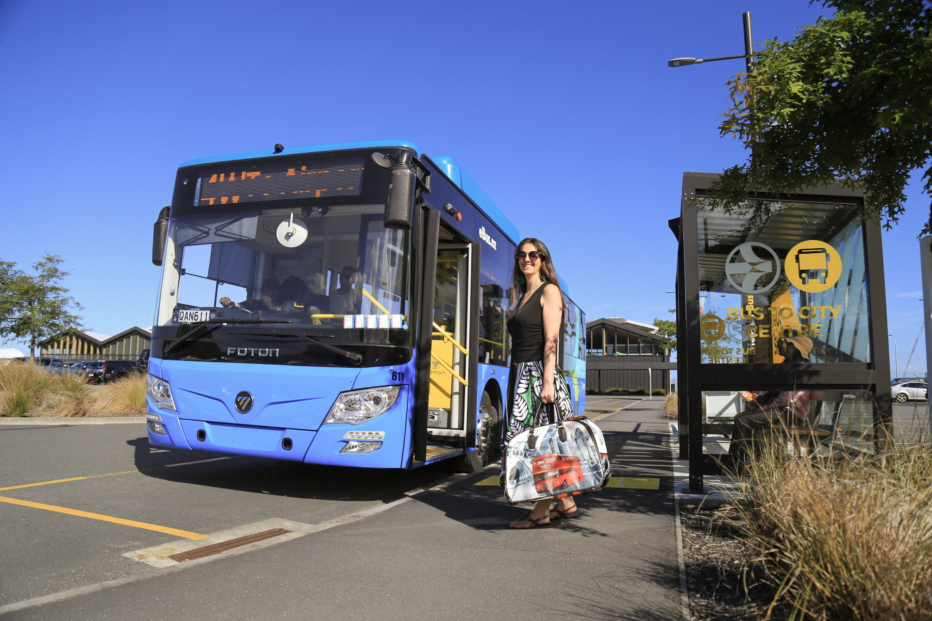 The eBus at Nelson airport