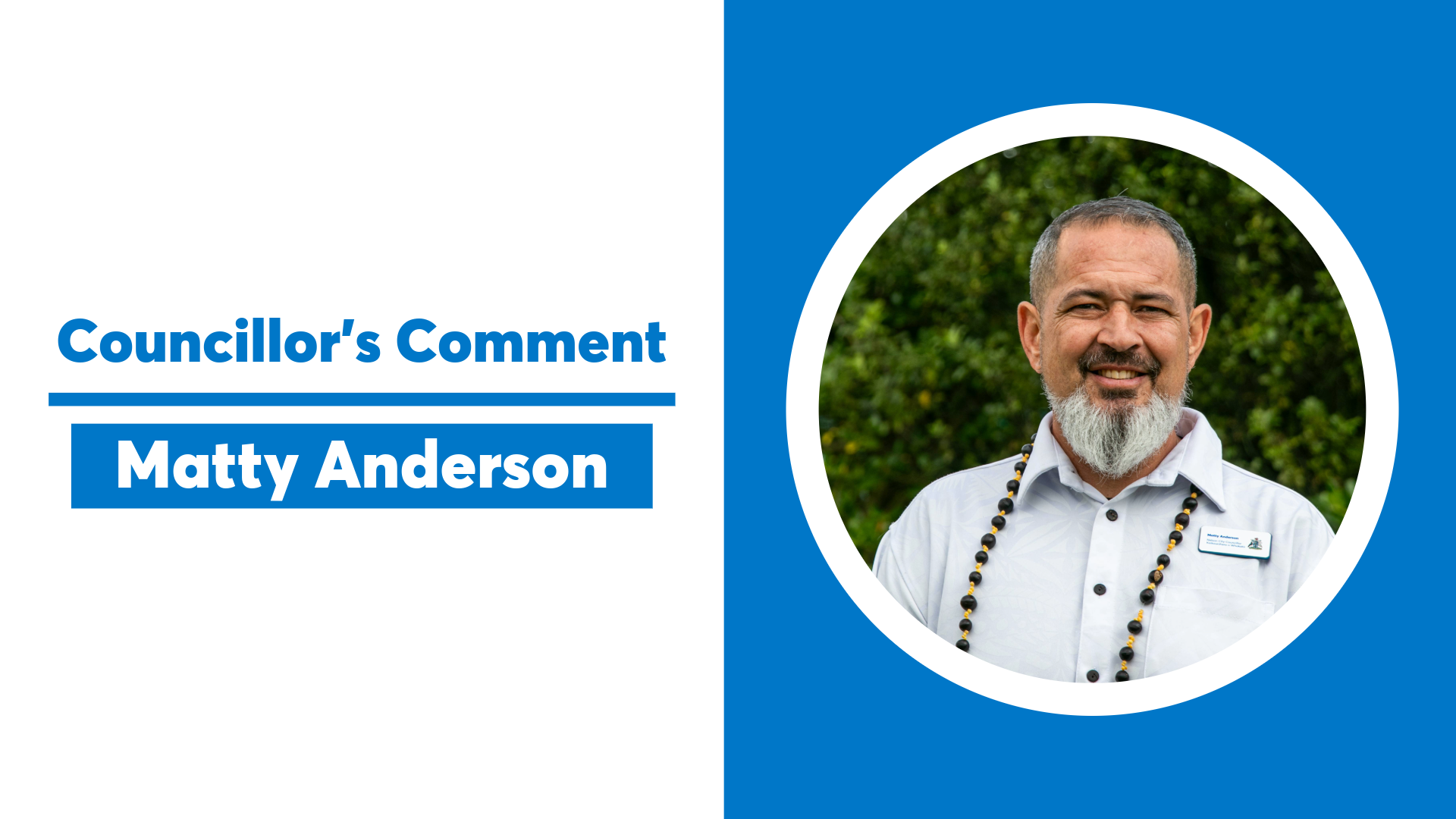 Councillor Matty Anderson