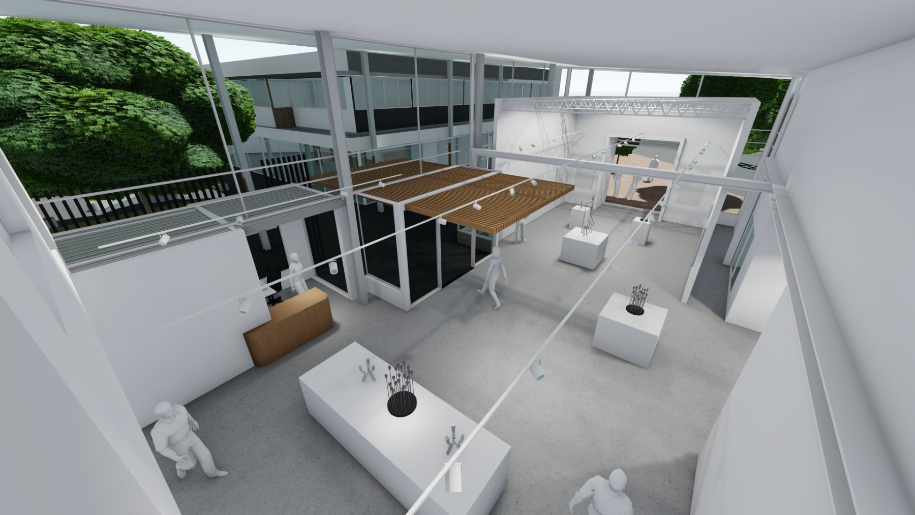 Arts hub render