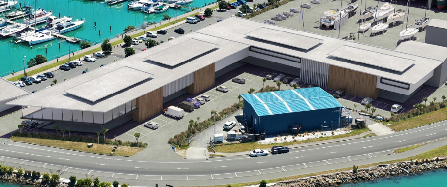 Artist's render of the marine service centre